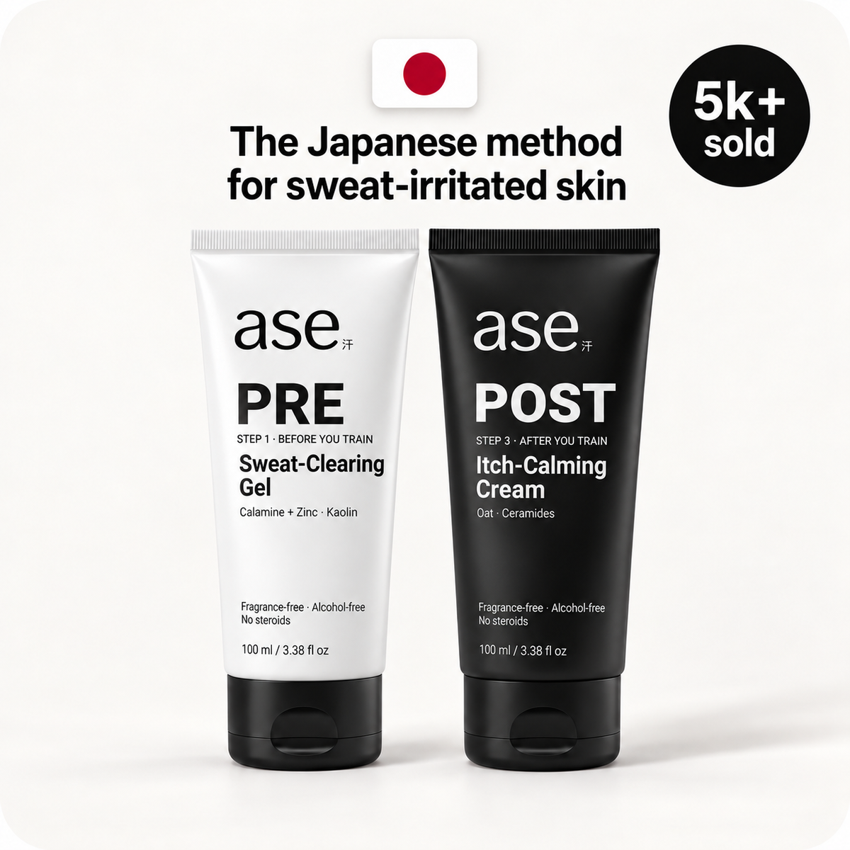 ASE hero with updated PRE and POST packaging